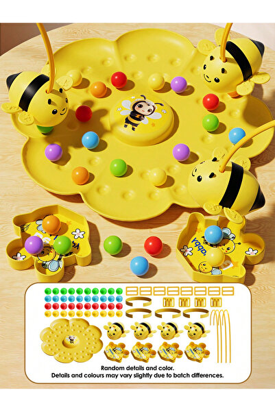 Choice1 4 person Bee Toys Kids Bee Magnetic Bead Toys Parent Child Interactiv...