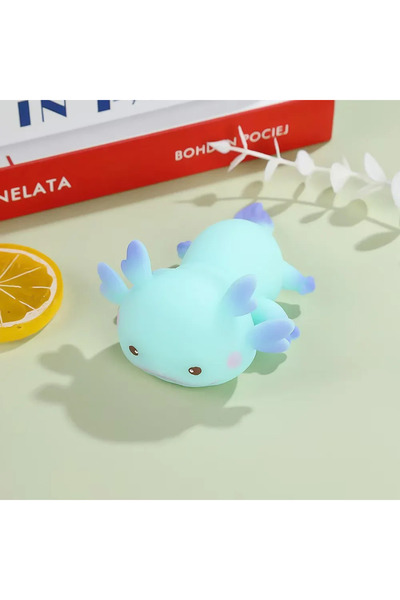 Choice Bandai Blue 1/4pcs Axolotl Squeeze Ball Cute Fish Relax Cartoon Antist...