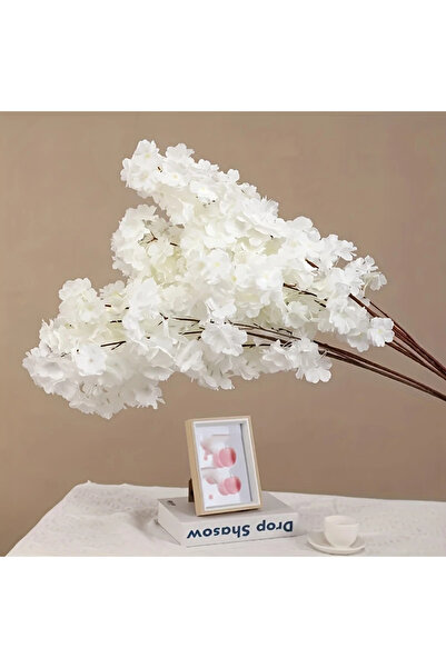 Choice3 white 1pcs Artificial Cherry Blossom Pink White Cherry Tree Silk Flow...