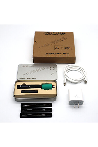 Choice A11-210-3TIPS-USplug AIFEN A11 Portable Soldering Iron Station Electri...