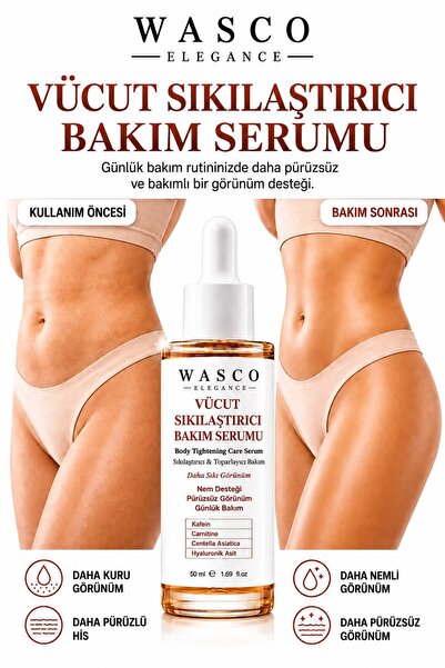 Wasco Elegance Vücut Sıkılaştırıcı Bakım Serumu 50 ml - Kafein, Carnitine, Ce...