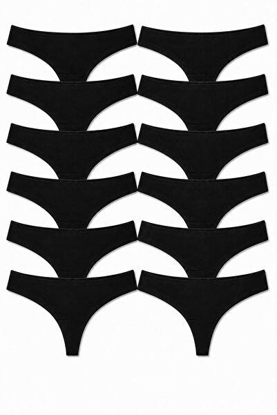 Ka Art Gallery 12-Pack Brazilian String. Premium Cotton Basic Normal Waist Pa...