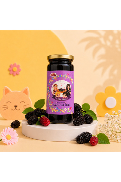ÜRETEN ANNELER Şekersiz Karadut Özü 250 ml (PESTİSİT ANALİZLİ,KORUYUCU IÇERMEZ)
