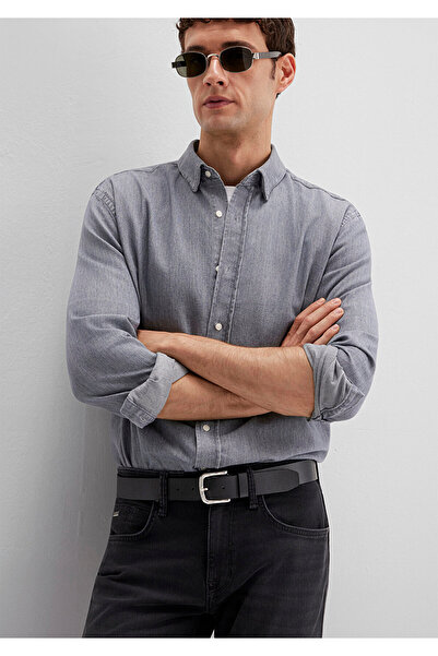 Mavi Black Leather Belt 0912277-900