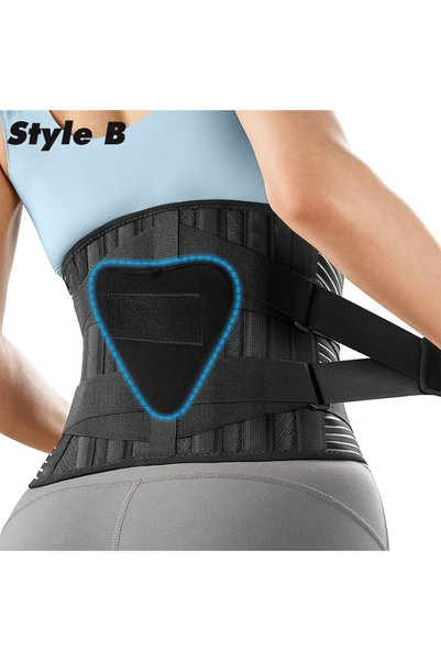 choice2 L Black-2 1PCS Back Brace for Lower Back Pain for Women Men with Lumb...