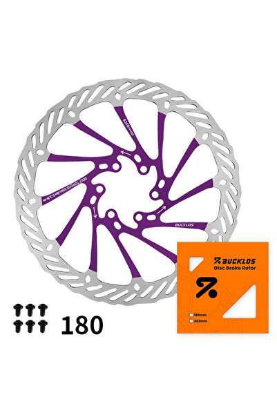 Choice5 BUCKLOS Purple-180MM BUCKLOS G3 Bicycle Rotor 160mm 180mm 203mm Bike ...