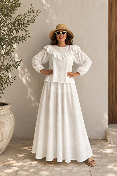 Butik Bluz etek ikili takım