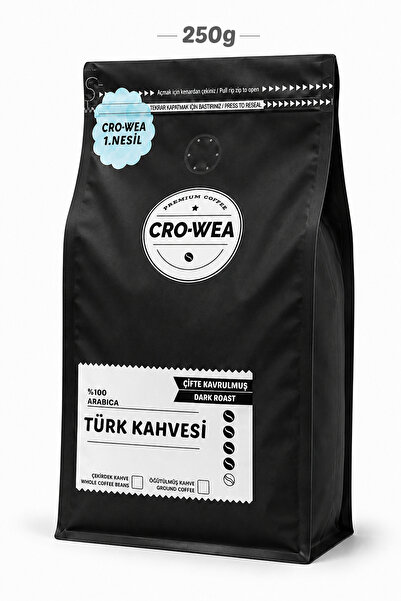 Türk Kahvesi Koyu Kavrulmuş 250 gr