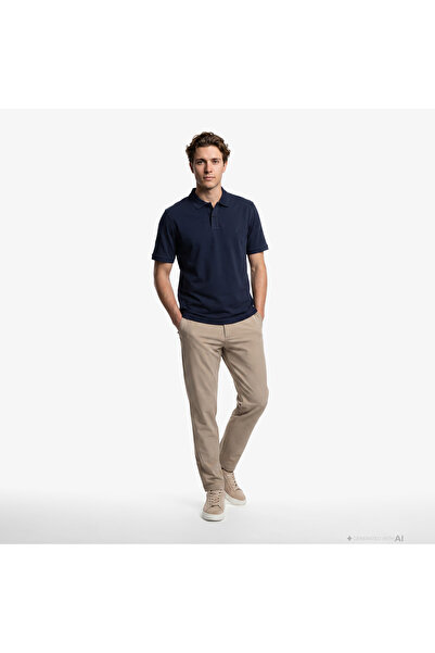 Nautica Erkek Bej Slim Fit Su İtici Pantolon