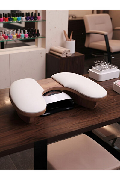 UP NAIL PROFESSIONAL Manikür Sehpası Profesyonel Salon Tipi Kol Dayama Manikü...