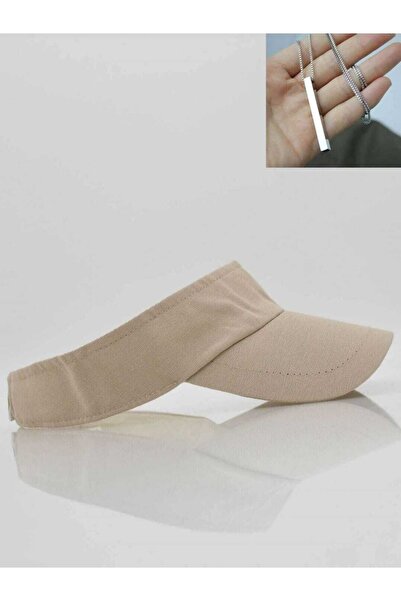 Empressco 2'li Kombin Unisex Uv Koruyucu Vizör Kasket Siperlik Tenis Şapka Ko...