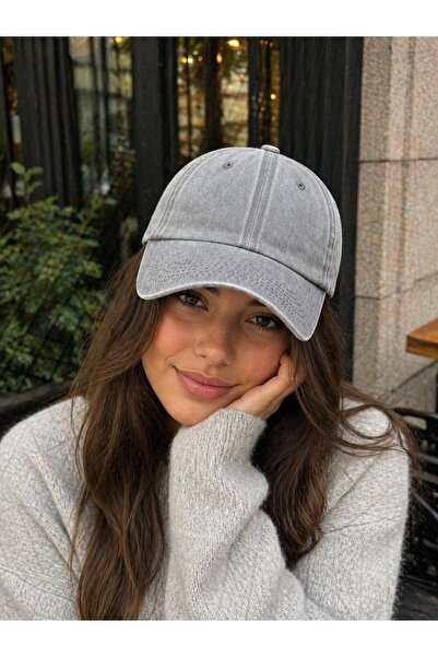 sf collection Unisex Vintage Washed Hat with Vintage Detail, Cotton Adjustabl...