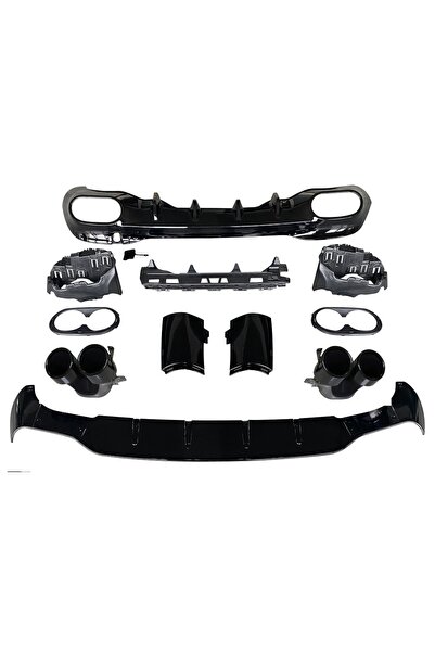 Angels Auto Difuzor Bara Spate compatibil cu Mercedes CLA C118 Sedan X118 Bla...