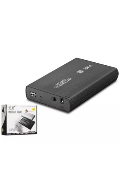 HDX1753 3.5 İnç SATA HDD Harici Disk Kutusu USB 2.0 Siyah