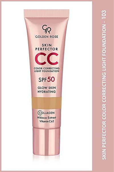 Golden Rose Skin Perfector Cc Light Foundation No: 103 Nude - Spf 50 Protecte...