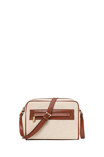 Derimod Γυναικεία τσάντα χιαστί με μακρύ λουράκι και στάμπα 26SBD230714