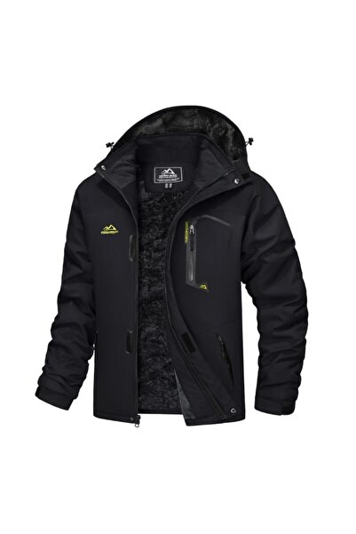 Dotail TACVASEN Ανδρικό Χειμερινό Μπουφάν, αντιανεμικό, με ζεστή επένδυση φλι...