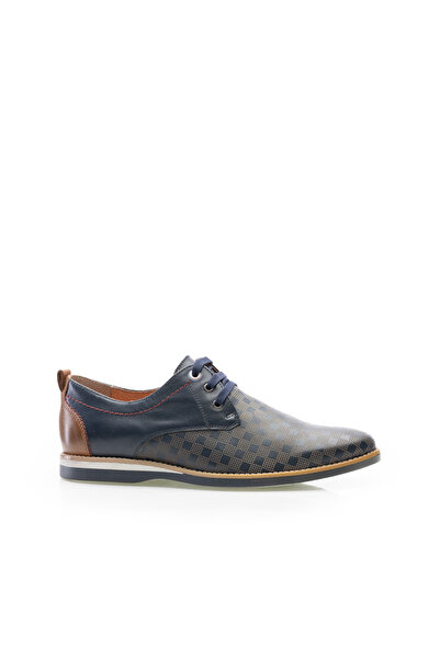 UrbanShoes Pantofi casual bărbați din piele naturală, Leofex - 886 Blue Box