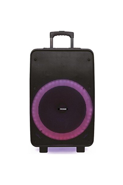 Rose HP-2300 Partybox Kablosuz Çift El Mikrofonlu Sarjlı Bluetooth 15” Hoparlör