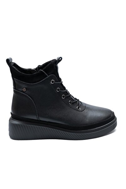 UrbanShoes Ghete damă din piele naturală - 3300 Negru Box