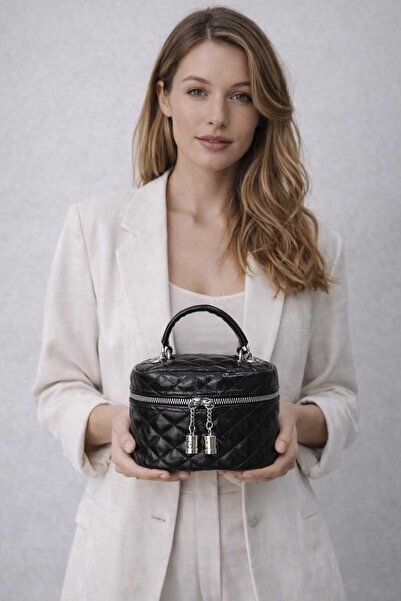 H&D COLLECTİON Γυναικεία τσάντα χιαστί από συνθετικό δέρμα Almira Μαύρη