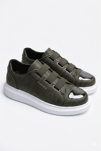 Zerenyus Latakia Premium Elastic Ανδρικά Casual Sneakers Χακί
