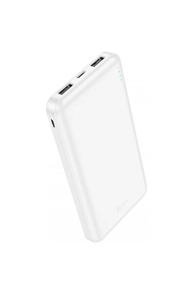 hoco. Baterie Externa HOCO J100, 10000mAh, 10W, 2 x USB-A, Alba