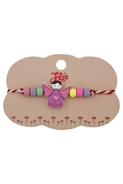 SOHO Bratara Martisor pentru Copii, Jolie, Pandativ Ingeras, cu Margele Multi...