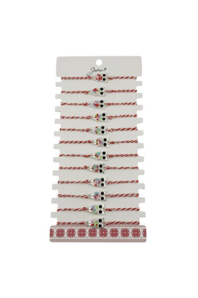 OEM Bratara ornamentala Martisor feminin, Pandativ Lucios argintiu otel inoxi...