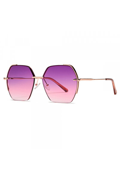 Techsuit Ochelari De Soare Dama 8561, Roz Aurii Mov Rosu