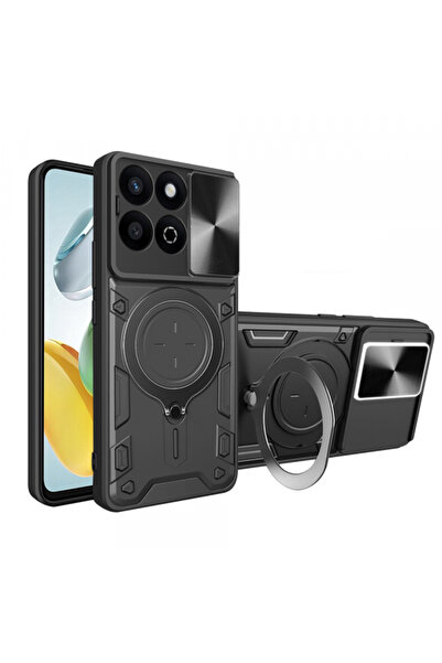Techsuit Husa pentru Honor X7c/ 200 Smart, Techsuit, CamGuard Pro, Neagra