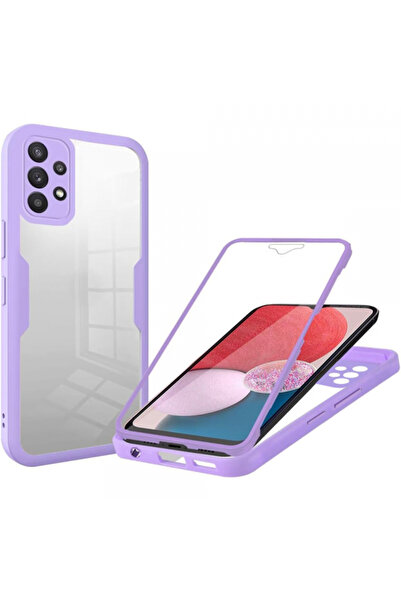 Stef's Cat Case for Samsung Galaxy A13 A135, Stef's Cat, ColorVerse 360, Purple