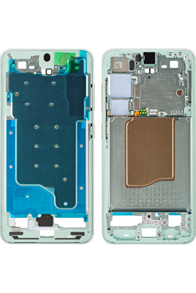Samsung Carcasa Mijloc Galaxy S25 S931, Verde (mint), Service Pack Gh82-36328b
