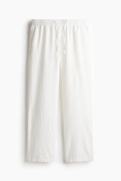 H&M Keten Karışımlı Pantolon Relaxed Fit