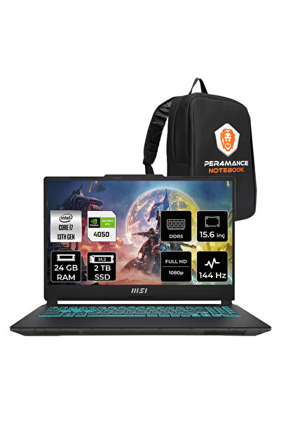 MSI CYBORG 15 A13VE i7 13620H 24GB 2TB SSD RTX4050/6GB 15.6" FHD 144Hz FDOS G...