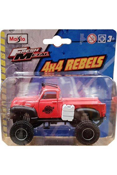 Maisto Masinuta Fresh Metal, 4X4 Rebels, 11 cm, 1:64, Rosu