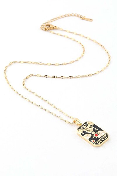 Bozhi Necklace Stainless Steel 45cm Business Woman Style