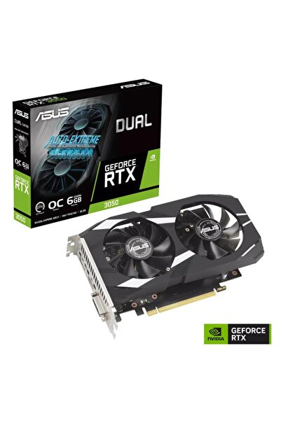 Universal Asus Geforce Dual-Rtx3050-O6G 6Gb Gddr6 96Bit 1Xhdmi 1Xdp 1Xdvi Gra...