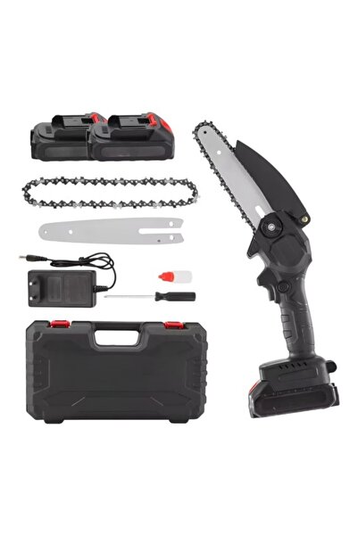 E-ANAMAG Μίνι αλυσοπρίονο χειρός, λεπίδα 6 ιντσών, περιλαμβάνει 2 λεπίδες, 2 ...