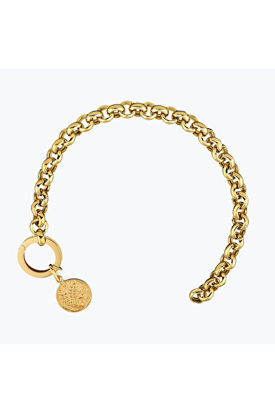 Goldium Jewellery Goldium Başak Damga Charm Bileklik