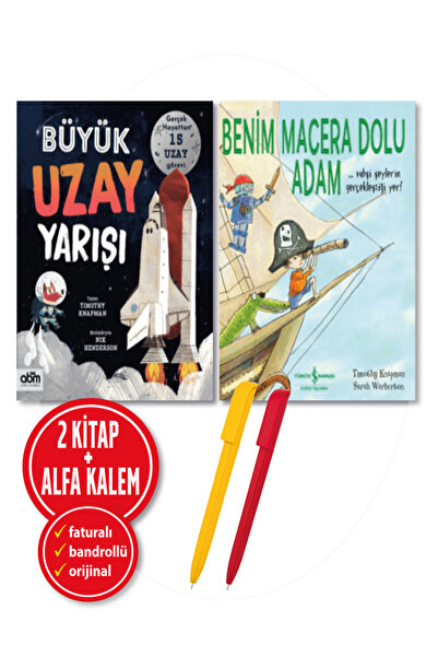 Abm Yayınevi Alfa Kalem+ (Timothy Knapman) Büyük Uzay Yarışı+Benim Macera Dol...