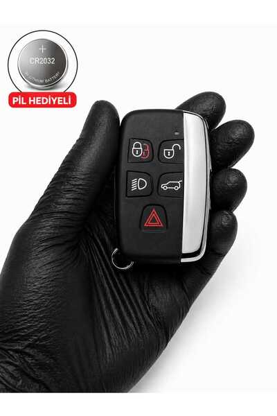 GMA KEYS Land Rover Range Rover, Discovery Kumanda Kabı 5 Buton KROM PİL HEDİ...