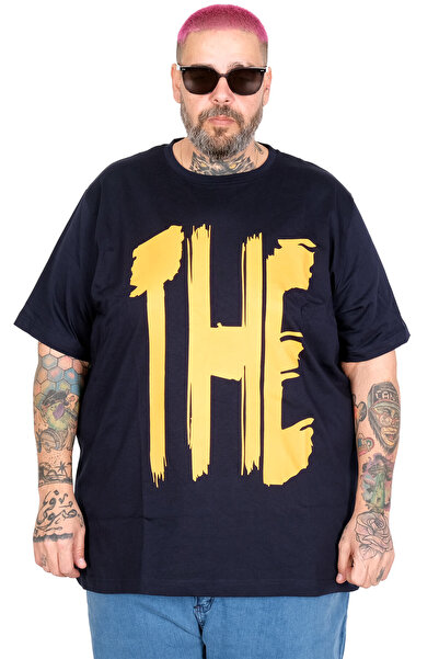 ModeXL Mode XL Large Size T-Shirt the U26165 Dark Blue