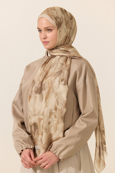 cs camellia scarf Noa Rami Şal - Nisip