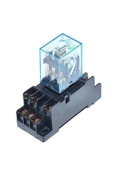 Stef's Cat Releu 48V DC, Elecromagnetic 11 Pini cu Soclu,