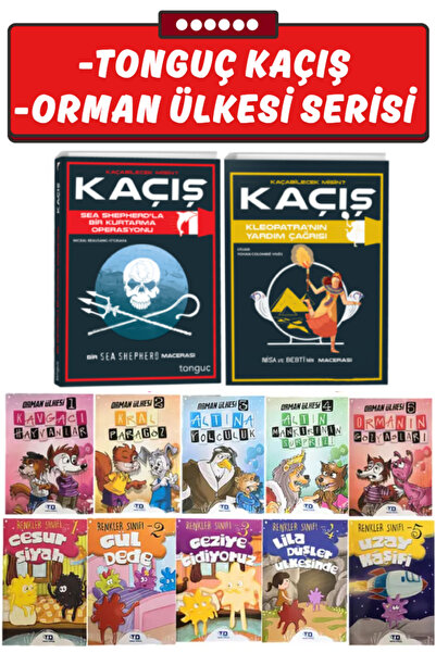 Tonguç Yayınları Kaçış: Sea Shepherd'la Bir Kurtarma Operasyonu+Kleopatra'nın...