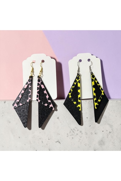 Major Hobi Geometric Polka Dot Earrings Set Modern and Lightweight Women's Je...