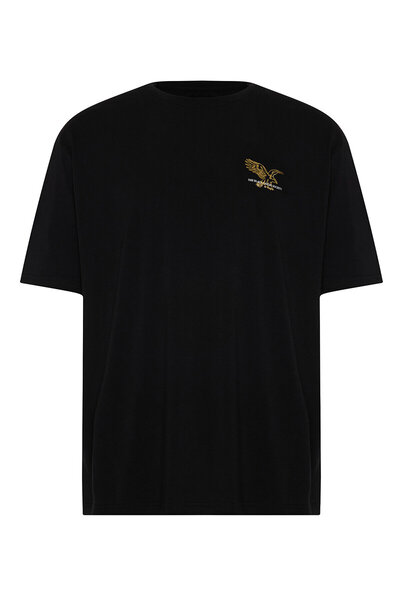 Kartal Yuvası BEŞİKTAŞ JK BLACK EAGLES SOCIETY KARTAL LOGO ERKEK T-SHIRT