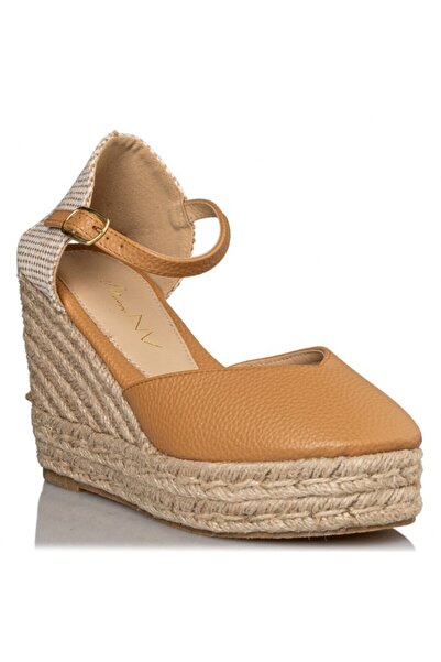 Miss NV SHOES Miss NV Γυναικεία Πέδιλα Εσπαντρίγιες V15-15220-26 Κάμελ
