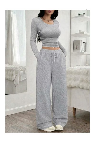 ZİYMO Φαρδιά φόρμα φούτερ " (Wide-leg tracksuit pants) or  "Φαρδιά αθλητικά π...
